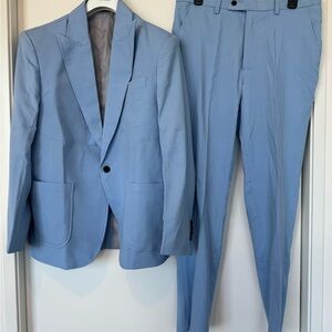 Men’s linen two piece suit